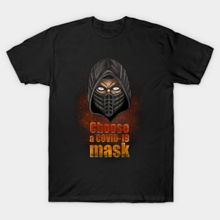 Choose a COVID-19 mask T-Shirt